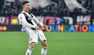 Cristiano Ronaldo, delantero portugués, de la Juventus.  