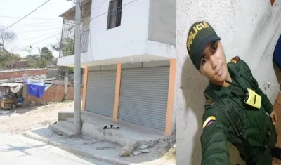 Lugar donde fue asesinado Víctor Meléndez.