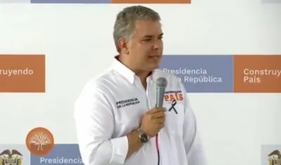 Iván Duque, Presidente de Colombia.