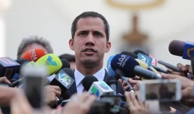 Juan Guaidó, Presidente del Parlamento de Venezuela.