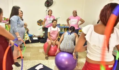 Mujeres gestantes y embarazadas en el suroccidente de Barranquilla.