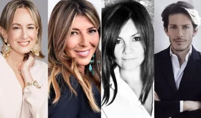 Silvia Tcherassi, Nina García, Lina Cantillo y Edgardo Osorio.