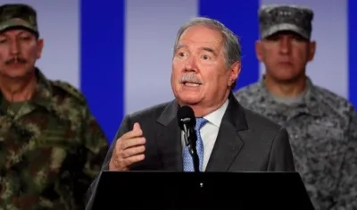 El ministro de Defensa de Colombia, Guillermo Botero