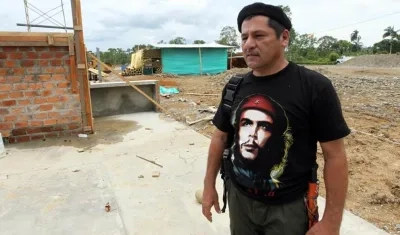 El exlíder de las FARC Henry Castellanos Garzón, alias Romaña