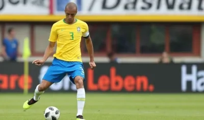 João Miranda, jugador de la Selección Brasil. 