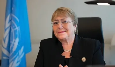 Michelle Bachelet, alta comisionada para los DDHH de la ONU.