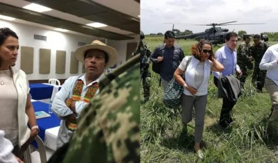 La Comisión del Gobierno Nacional que estableció su centro de operaciones en el municipio de Santander de Quilichao, Cauca.
