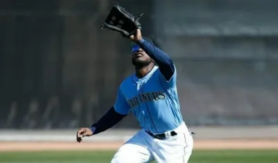 Tito Polo, outfielder de los Marineros. 