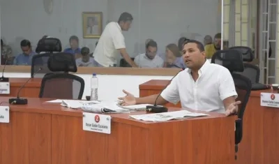 Óscar David Galán, precandidato Liberal a la Gobernación del Atlántico.