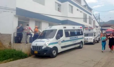 Unidades medicalizadas atiende emergencia por explosion en el municipio de Dagua 