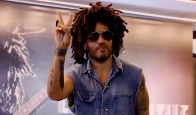 El músico estadounidense Lenny Kravitz.