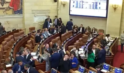 Sesión de comisiones económicas de Senado y Cámara.