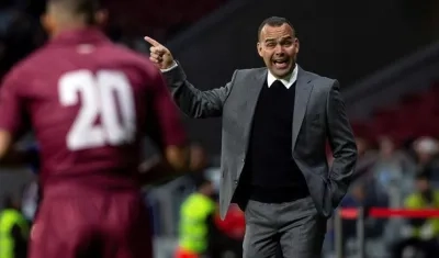  Rafael Dudamel, técnico de Venezuela.