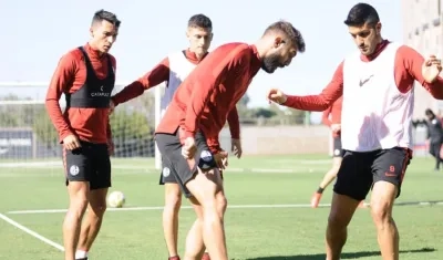 Jugadores de San Lorenzo. 