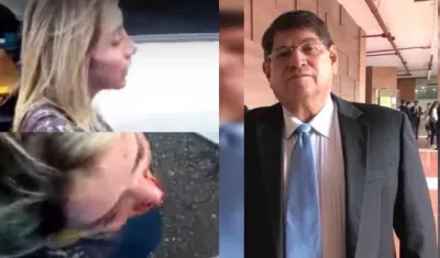 Fotos de las personas involucradas en el supuesto incidente.