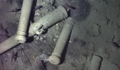 Parte del tesoro el Galeón San José.