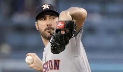 Justin Verlander, lanzador de los Astros de Houston. 