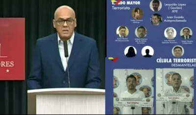 Jorge Rodríguez, ministro de información venezolano.