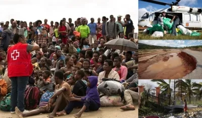 Damnificados en Mozambique son 482.974, según cifras del gobierno.