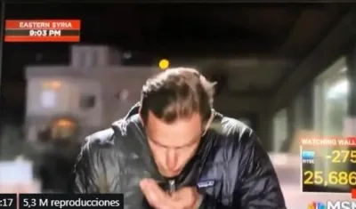 Matt Bradley, reportero de NBC.