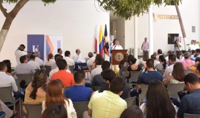 Acto de inauguración.