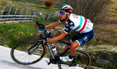 Fabio Aru, ciclista italiano. 