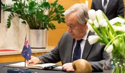 El secretario general de la ONU, António Guterres, 