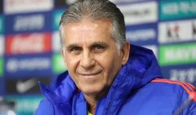 Carlos Queiroz, técnico portugués de la Selección Colombia. 