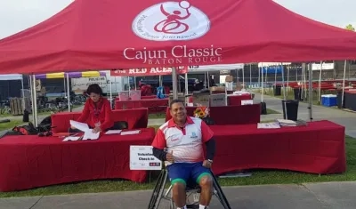 Eliécer Oquendo, tenista del Atlántico. 