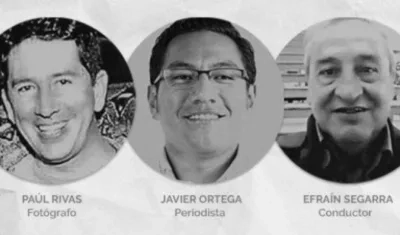Paul Rivas, Efraín Segarra y Javier Ortega