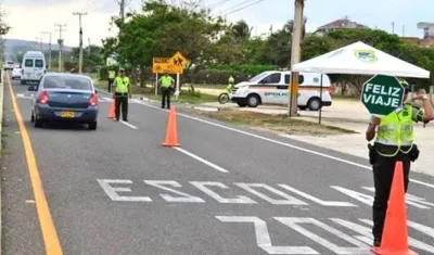 Operativos de control en las carreteras del país.