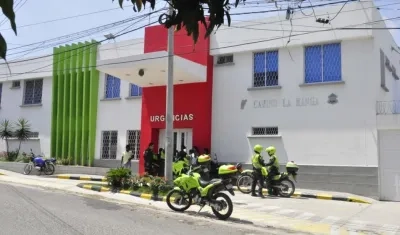 El hombre fue llevado al CAMINO La Manga.