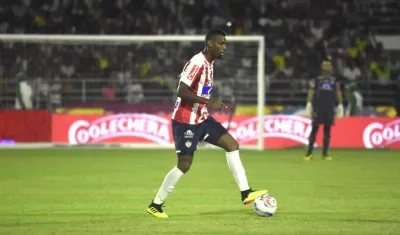 Deivy Balanta, jugador de Junior. 