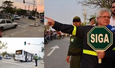 El alcalde de Soledad, Joao Herrera, da vía libre al nuevo tramo.