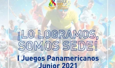 Así celebró su elección como sede de los primeros Juegos Júnior Panamericanos. 
