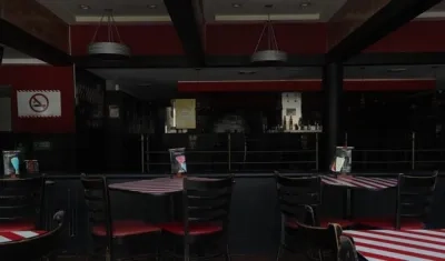 Restaurante de Caracas cerrado por apagón.