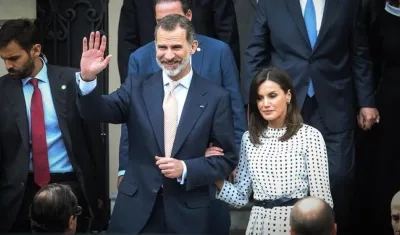 El Rey Felipe VI y doña Letizia.