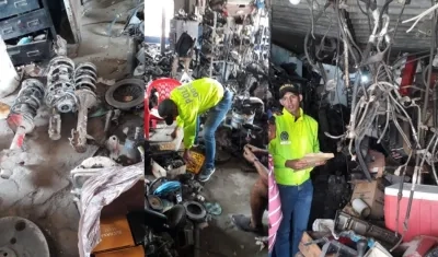 Momentos de los allanamientos. 