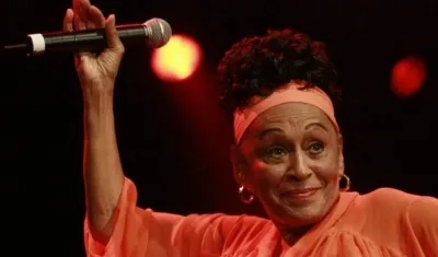 La emblemática cantante cubana Omara Portuondo.