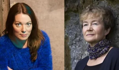 Las novelistas suecas Las novelistas Ellen Mattson y Anne Swärd.