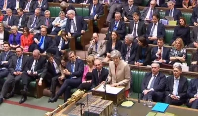 Theresa May fue derrotada en el Parlamento, otra vez con el Brexit.