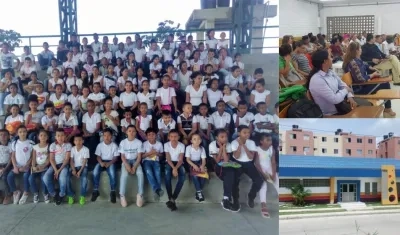 Niños beneficiados en Villas de la Cordialidad.