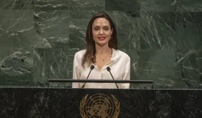 La actriz estadounidense Angelina Jolie.