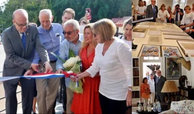 Acto de inauguración del Centro de Restauración Museo Ernest Hemingway, en La Habana.
