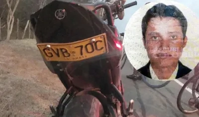 Xavier Enrique Álvarez González murió al estrellarse contra unos ciclistas.