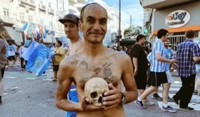 Gabriel Aranda, hincha de Racing.