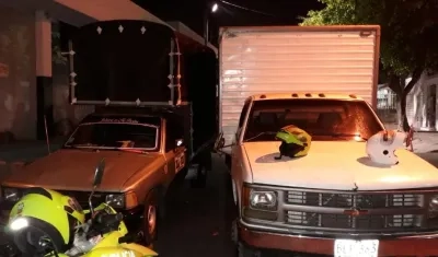 Lugar del accidente en Soledad, donde murió Carlos Arturo Campo Ortiz.