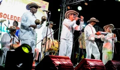 Agrupación La Cumbia Soledeña.