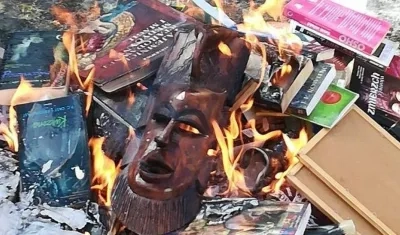 Quema de libros.