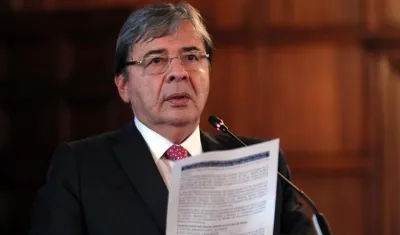 Carlos Holmes Trujillo, canciller colombiano.